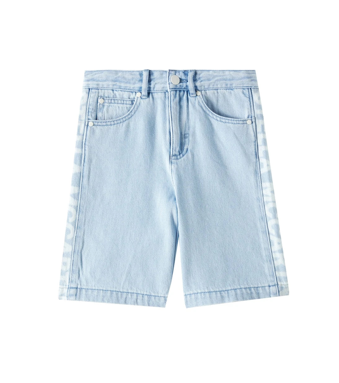 شورت جينز بشعار Stella McCartney Kids