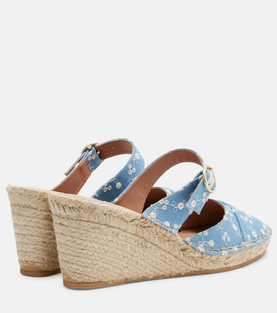 Malone Souliers - Farah denim espadrille wedges