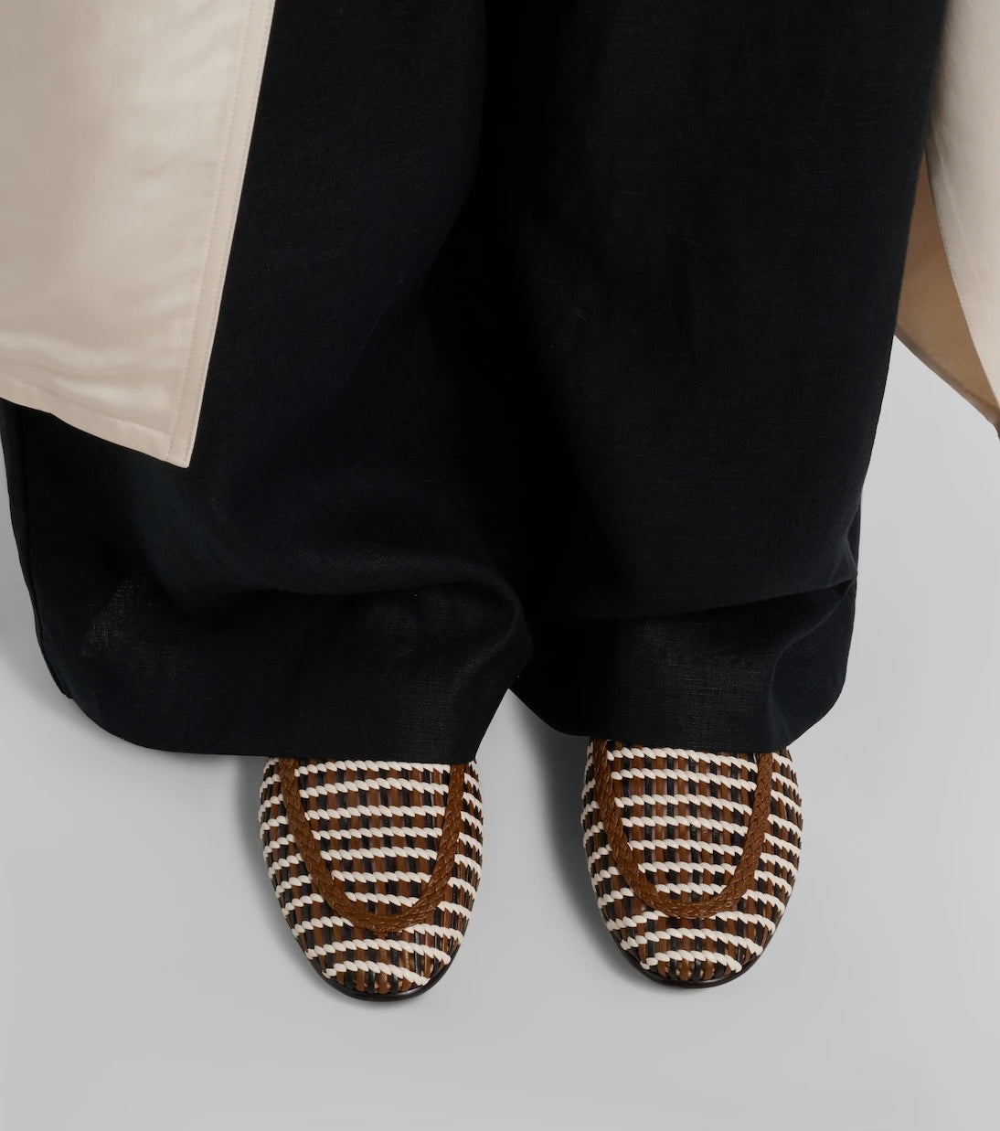 Veronica Beard - Prilla woven leather loafers