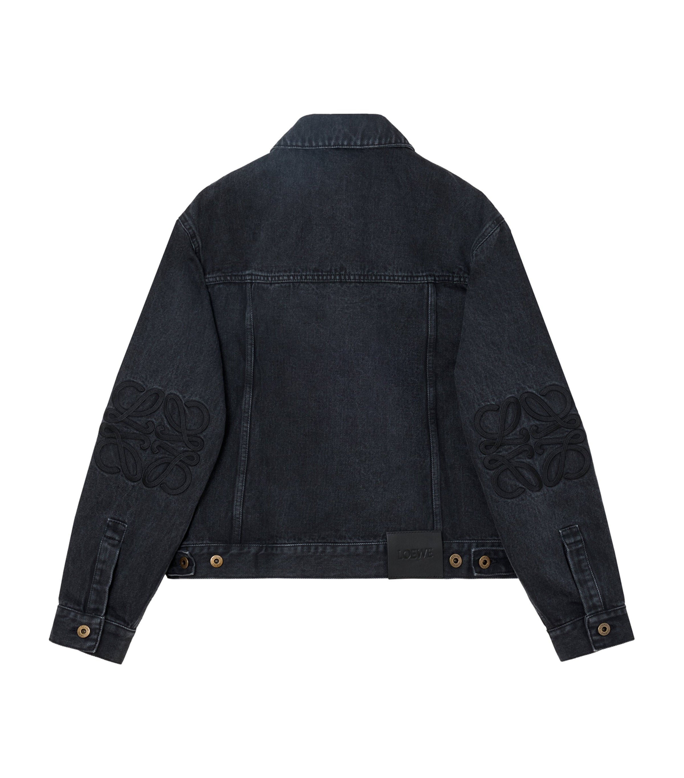 LOEWE Black Anagram Denim Jacket