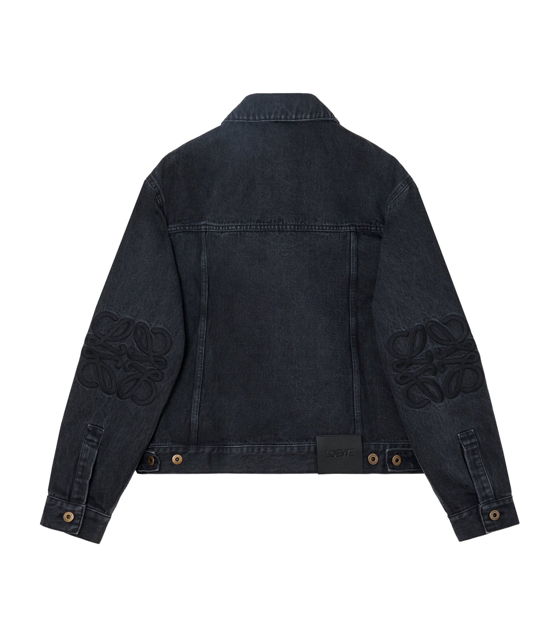 LOEWE Black Anagram Denim Jacket