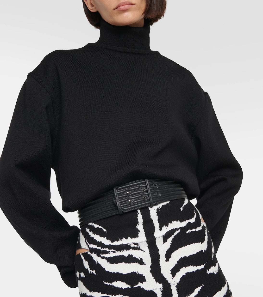 Alaïa - Padded leather belt