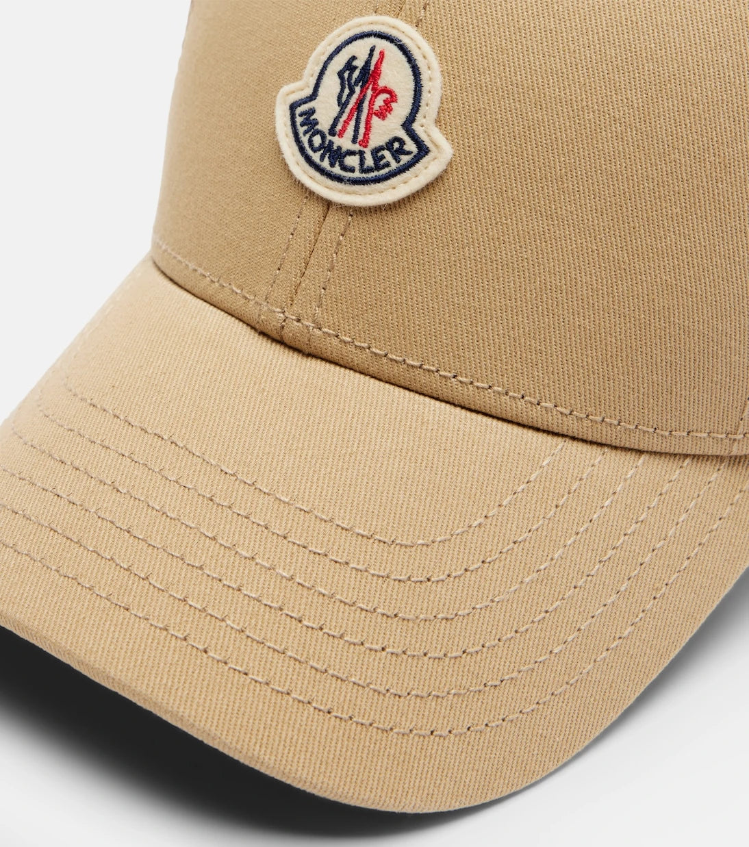 Moncler - Logo cotton gabardine baseball cap