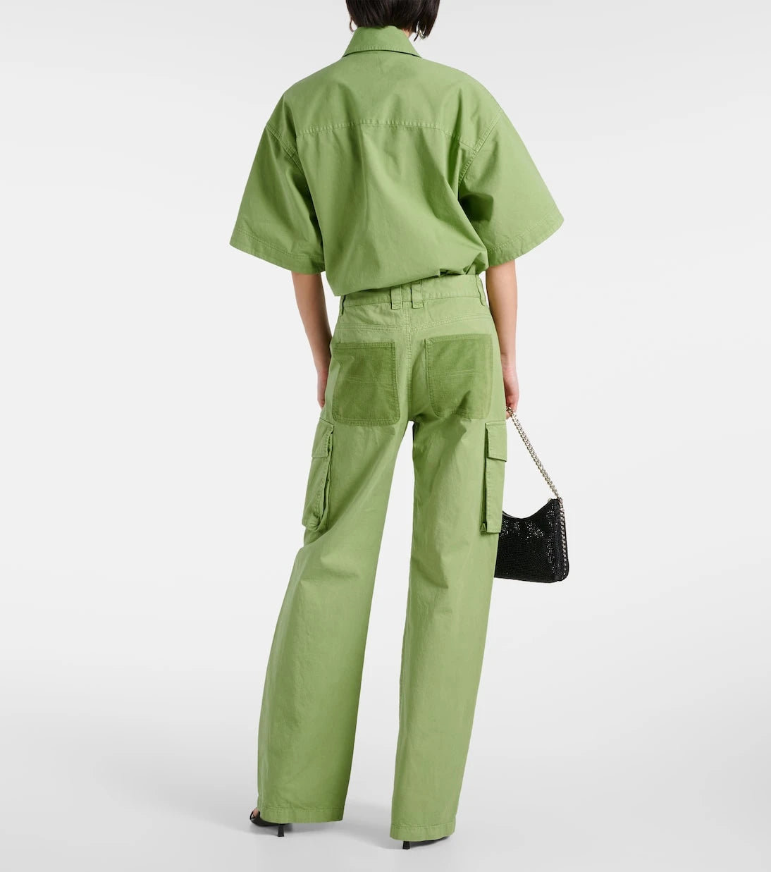 Stella McCartney - Mid-rise cotton cargo pants