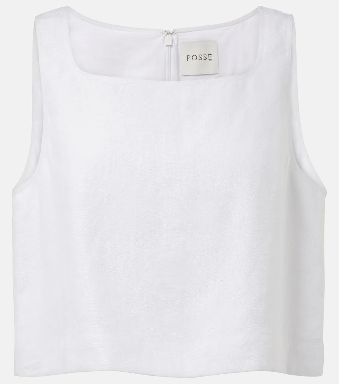 Posse - Val linen crop top