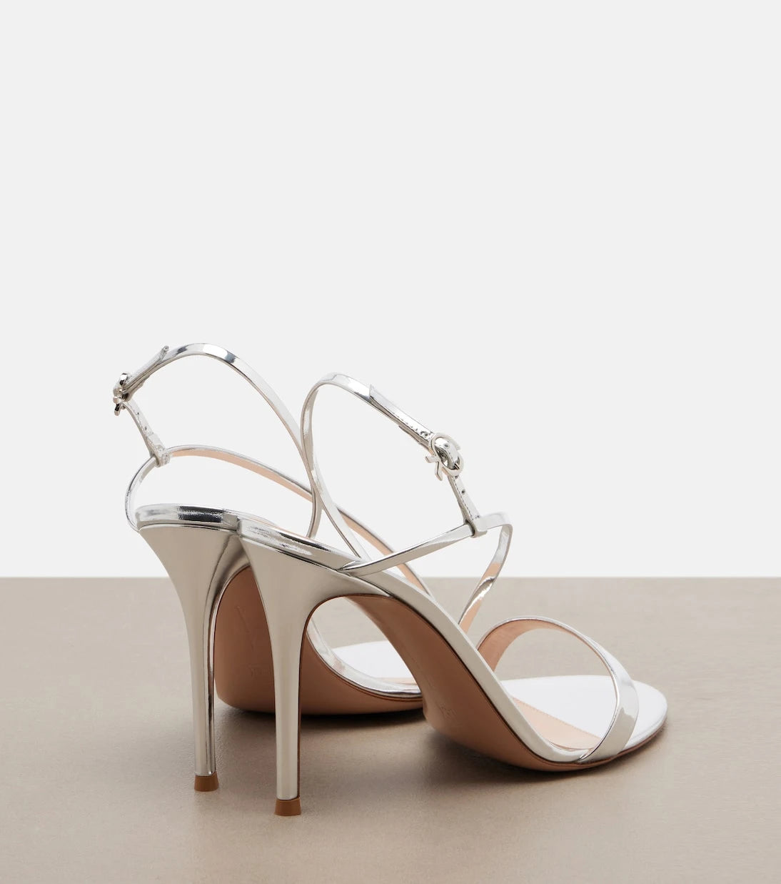 Gianvito Rossi - Manhattan mirrored leather sandals