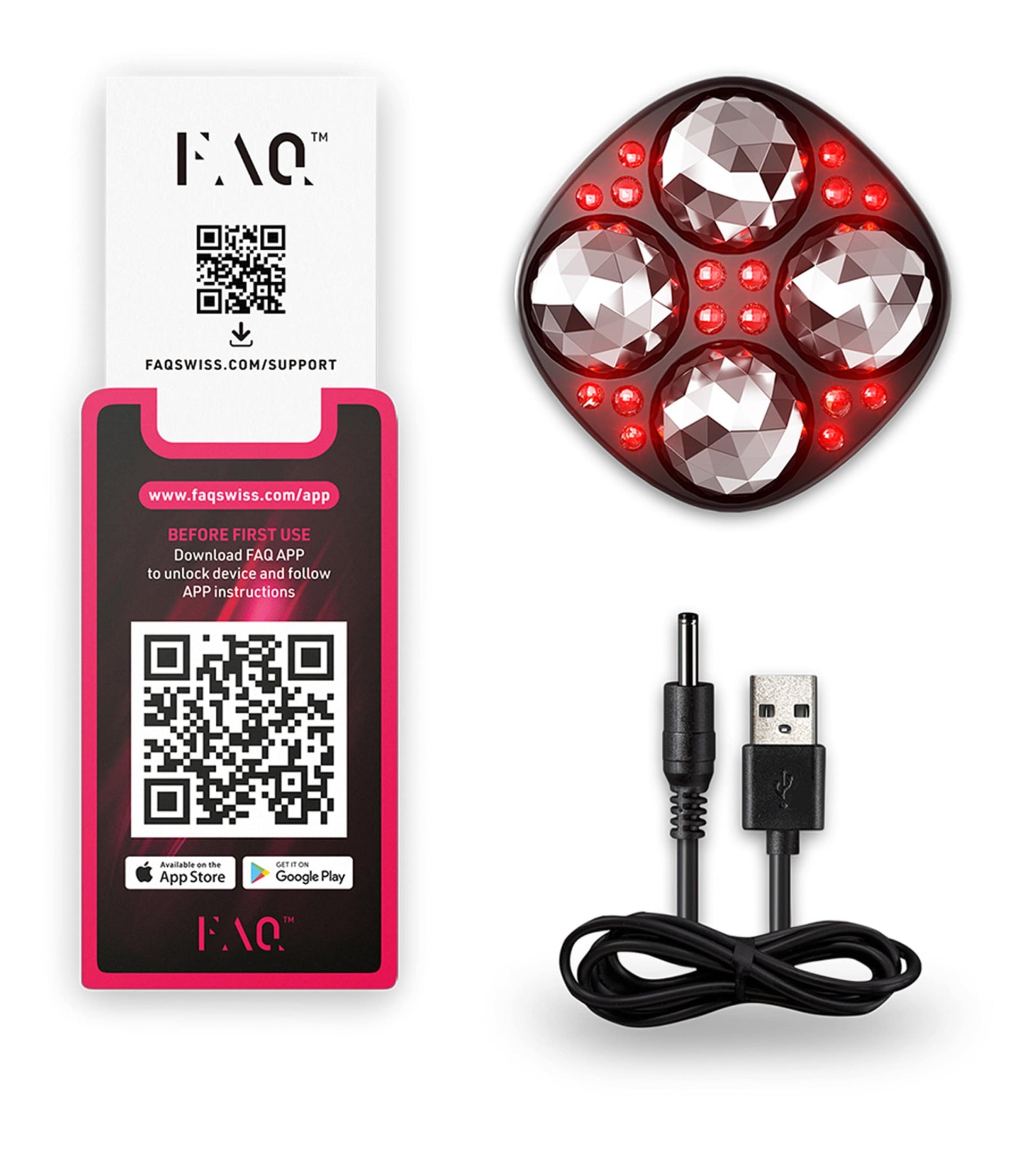 411 Microcurrent Red LED Body Toning Device