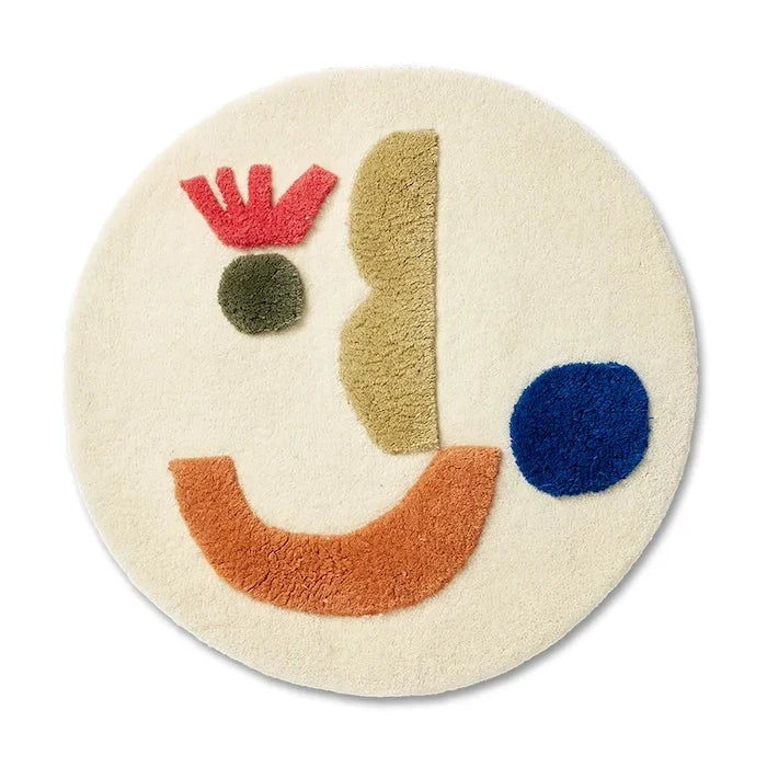 Вълнен килим ferm LIVING Panto O70 cm
