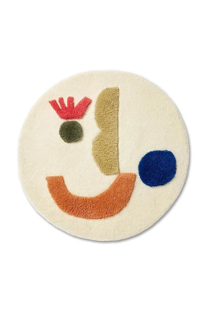 Вълнен килим ferm LIVING Panto O70 cm