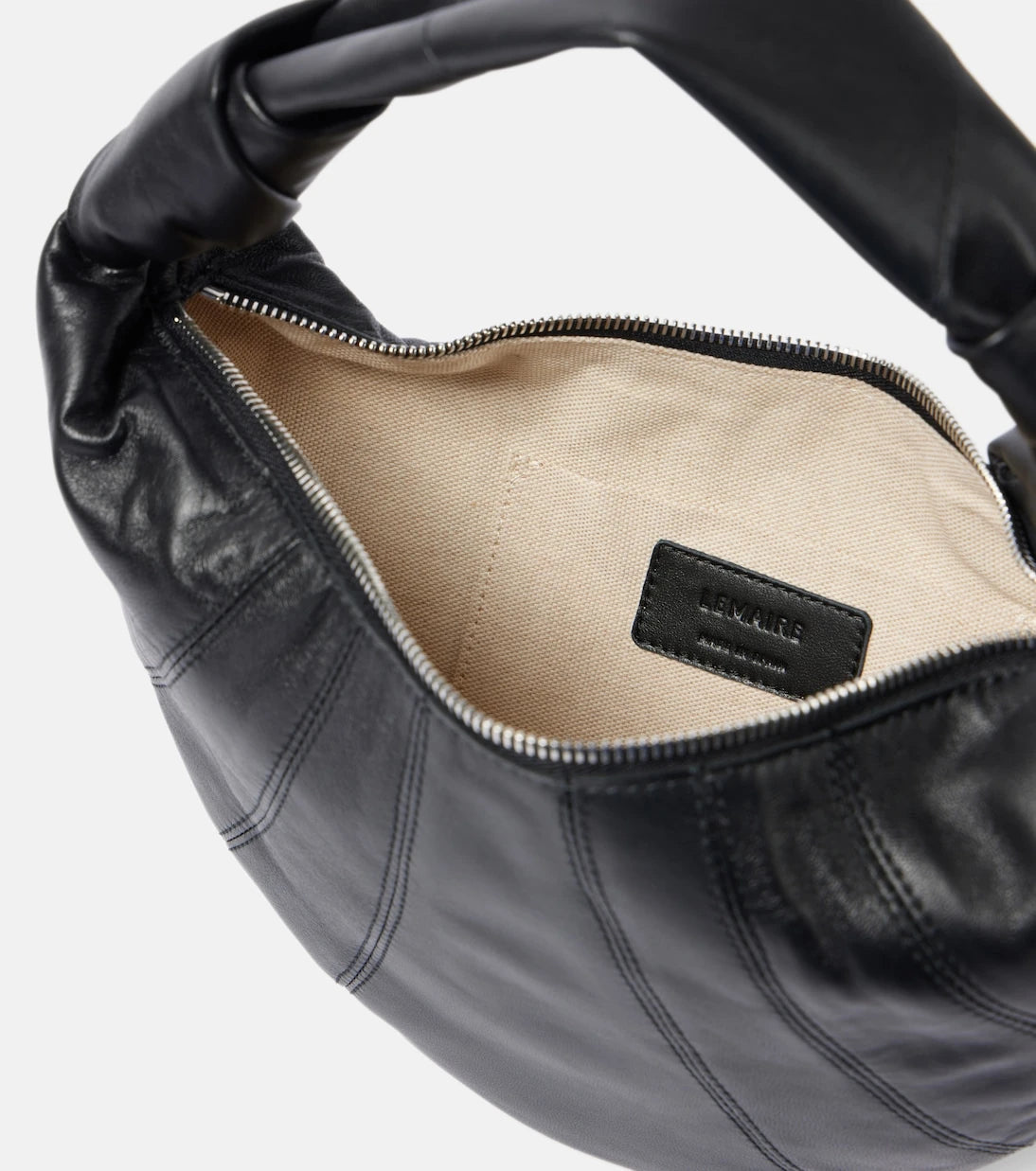Lemaire - Fortune Croissant Mini leather shoulder bag