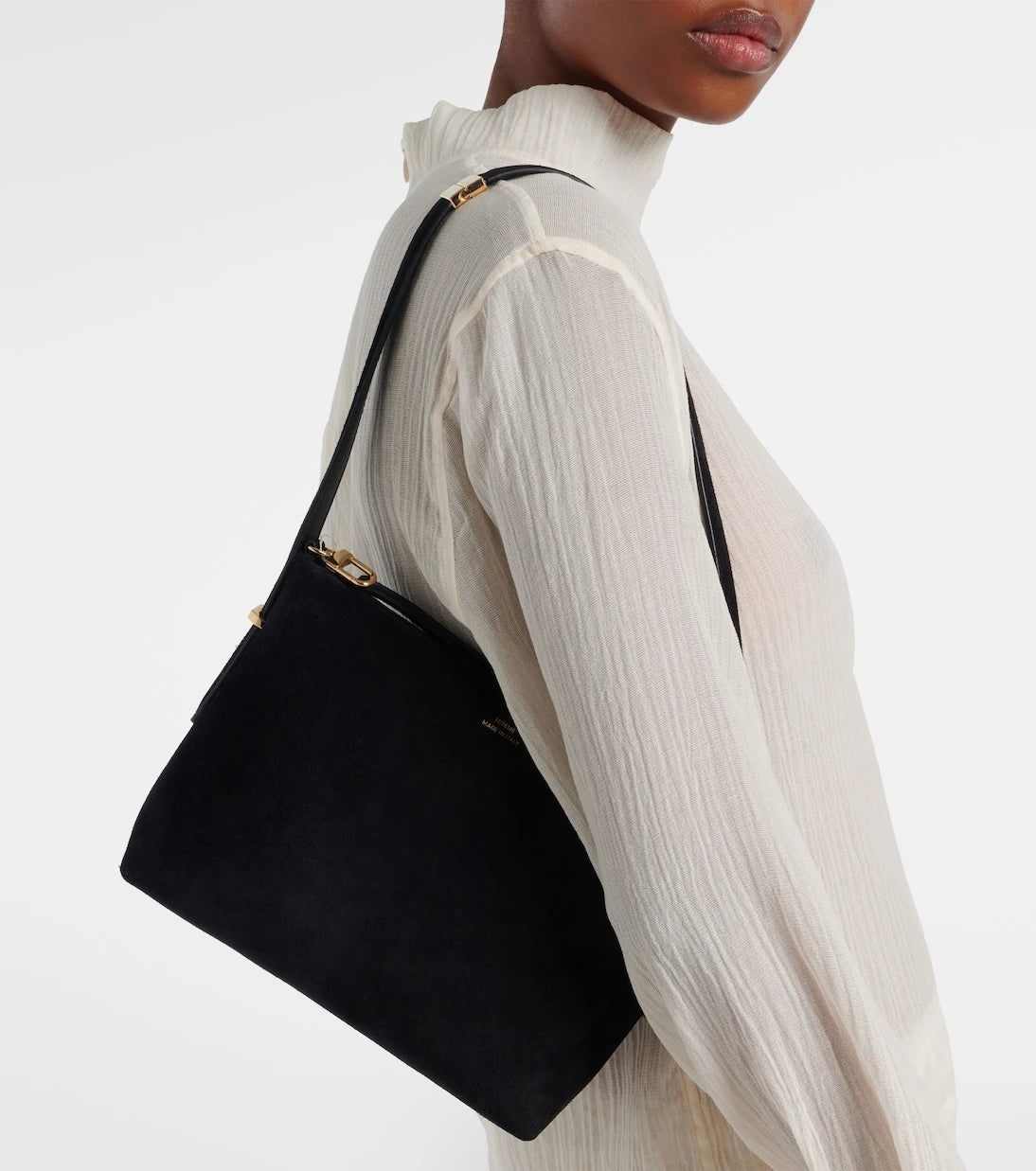 Toteme - Scoop Mini leather clutch