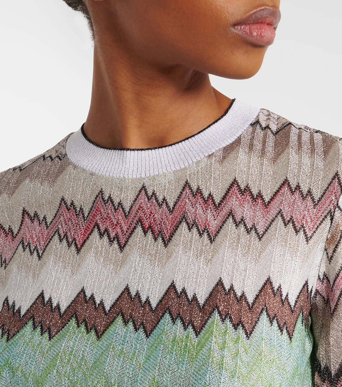 Missoni - Zigzag lamé top