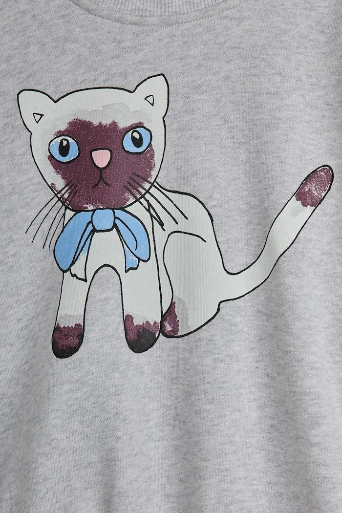 Детски памучен суичър Mini Rodini Siamese