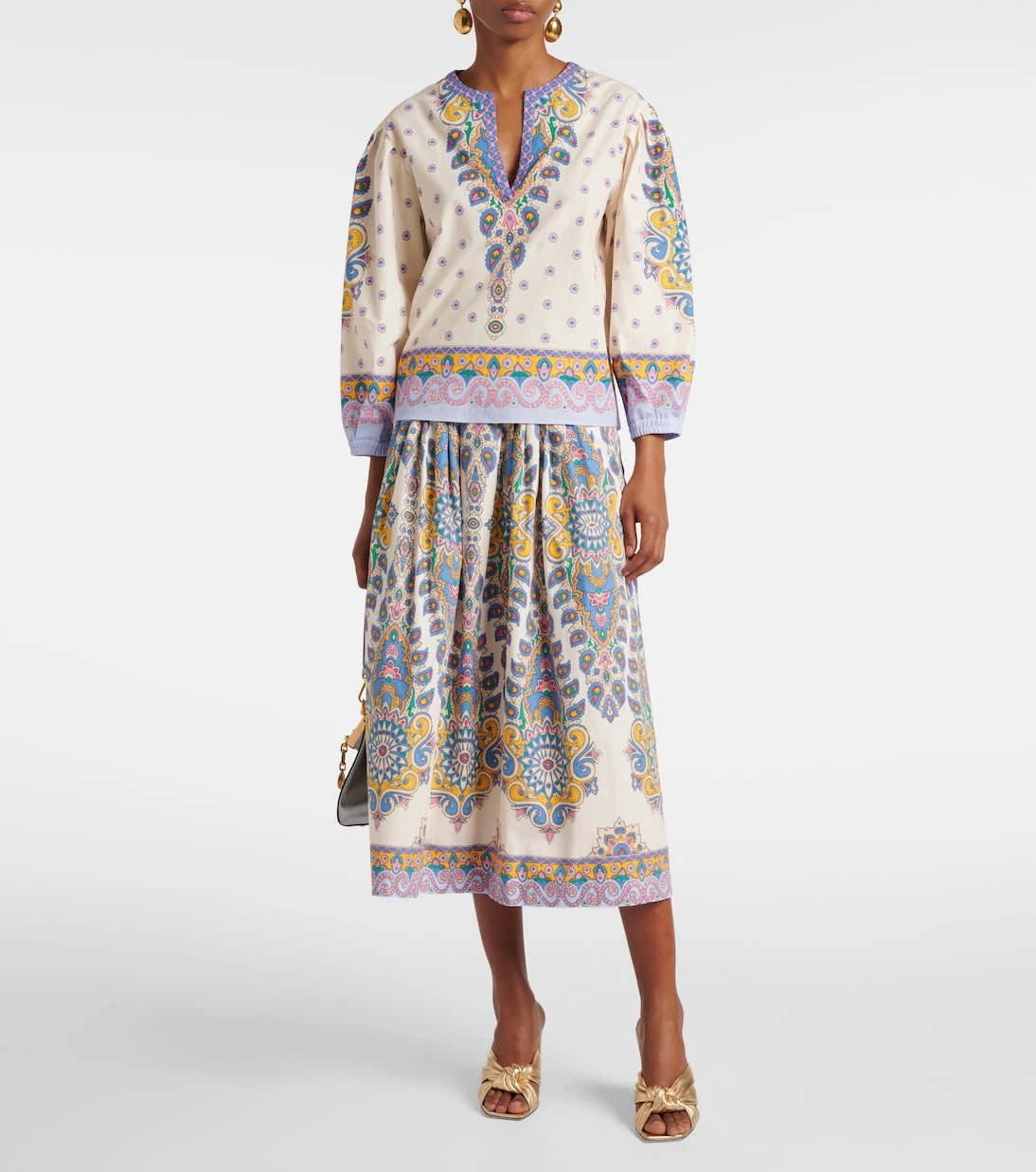 Etro - Baskılı pamuk üst