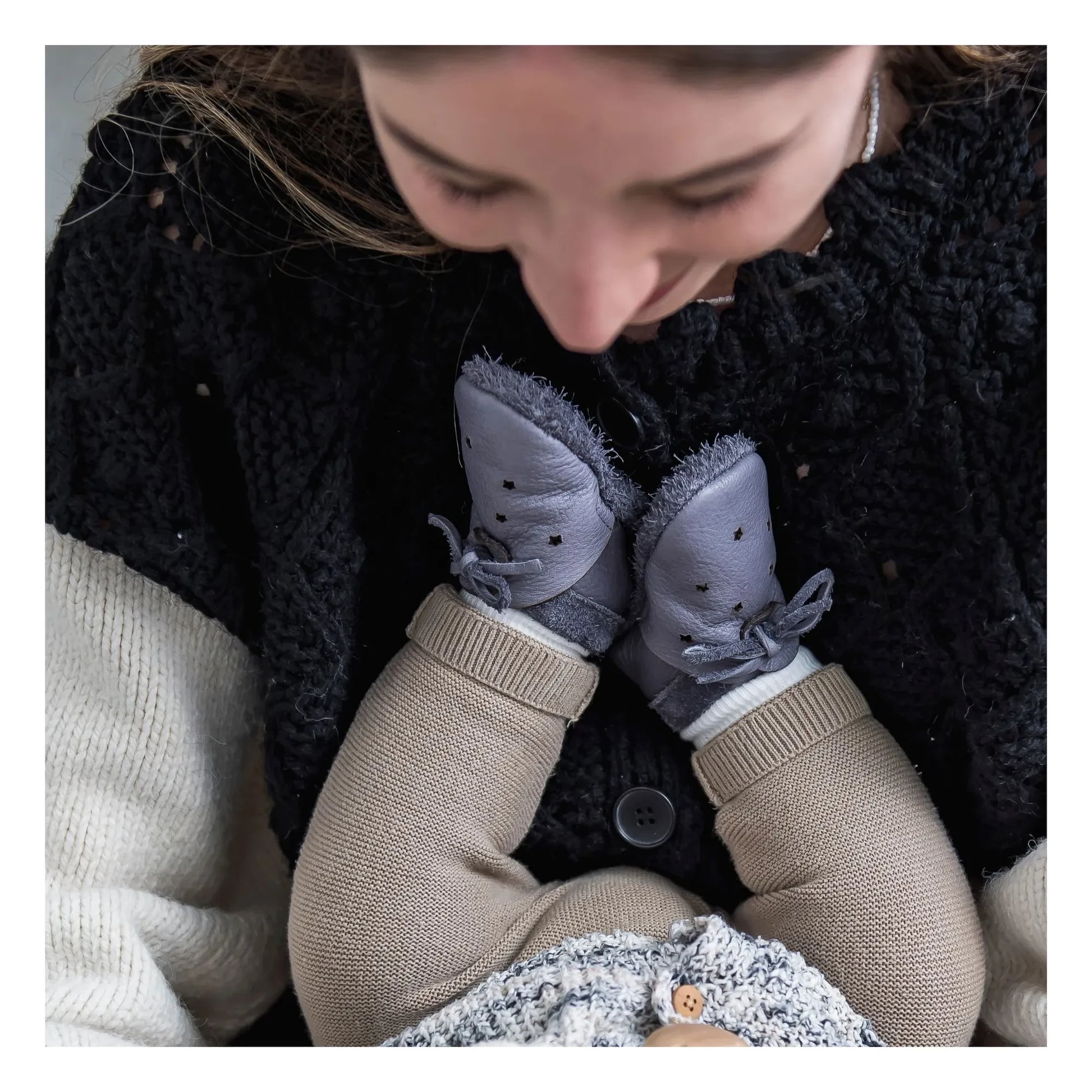 Baobaby - Star Slippers | Grey