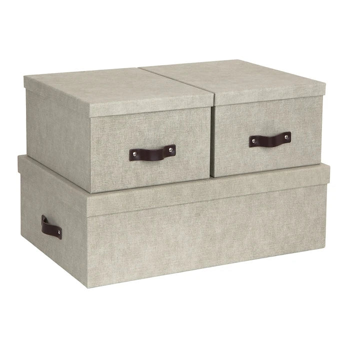 Bigso Box of Sweden - Inge Saklama Kutusu Seti (3 Parça)