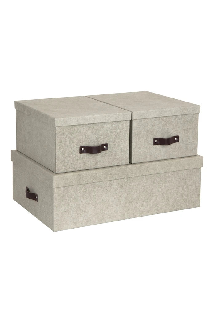 Bigso Box of Sweden - Inge Saklama Kutusu Seti (3 Parça)