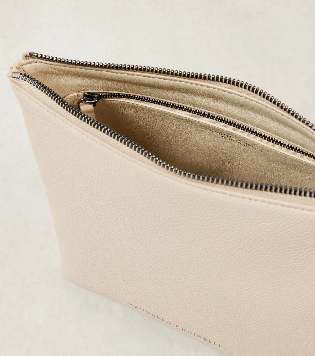 Brunello Cucinelli - Small leather clutch