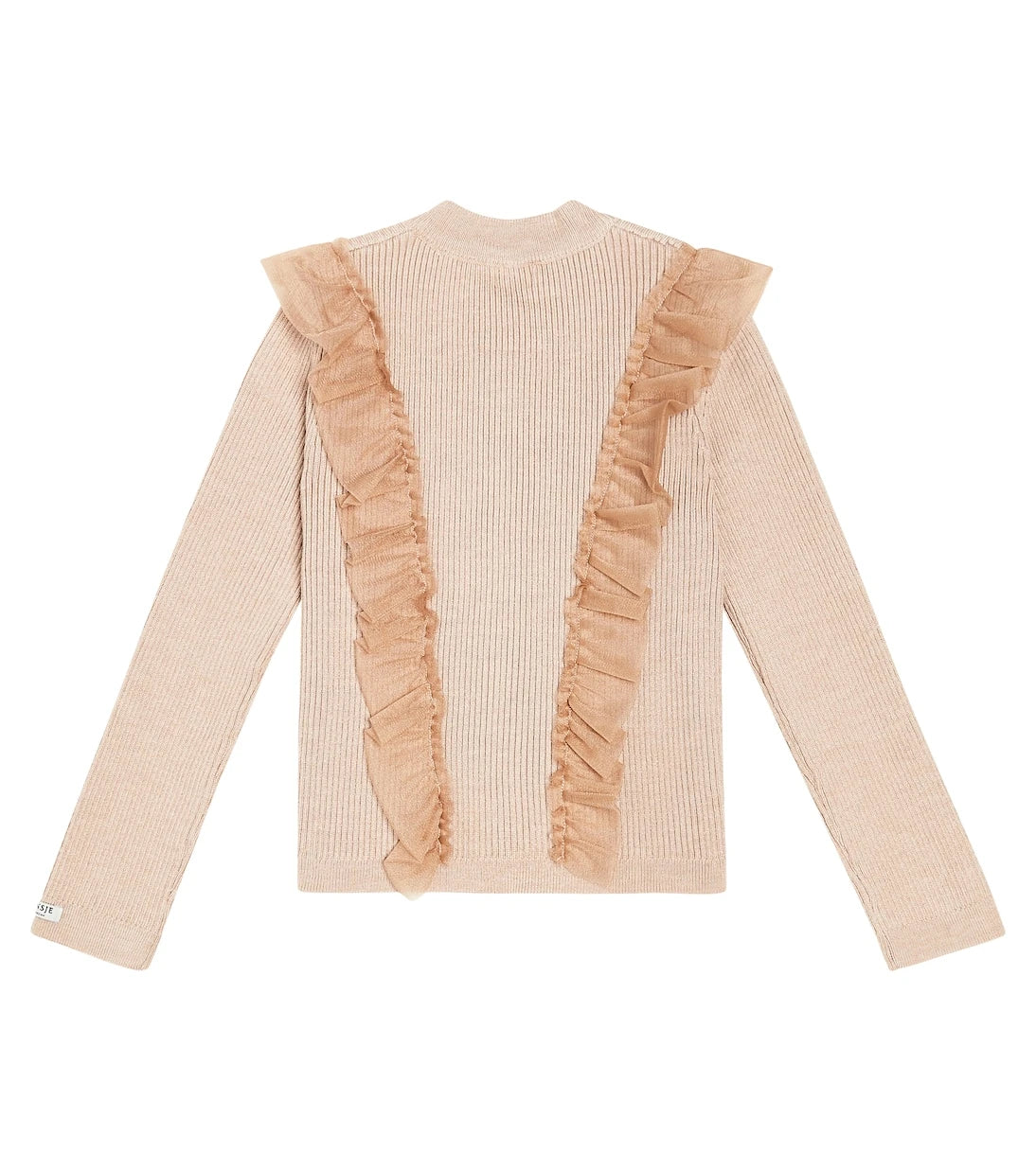 Donsje - Darine ruffled wool-blend cardigan