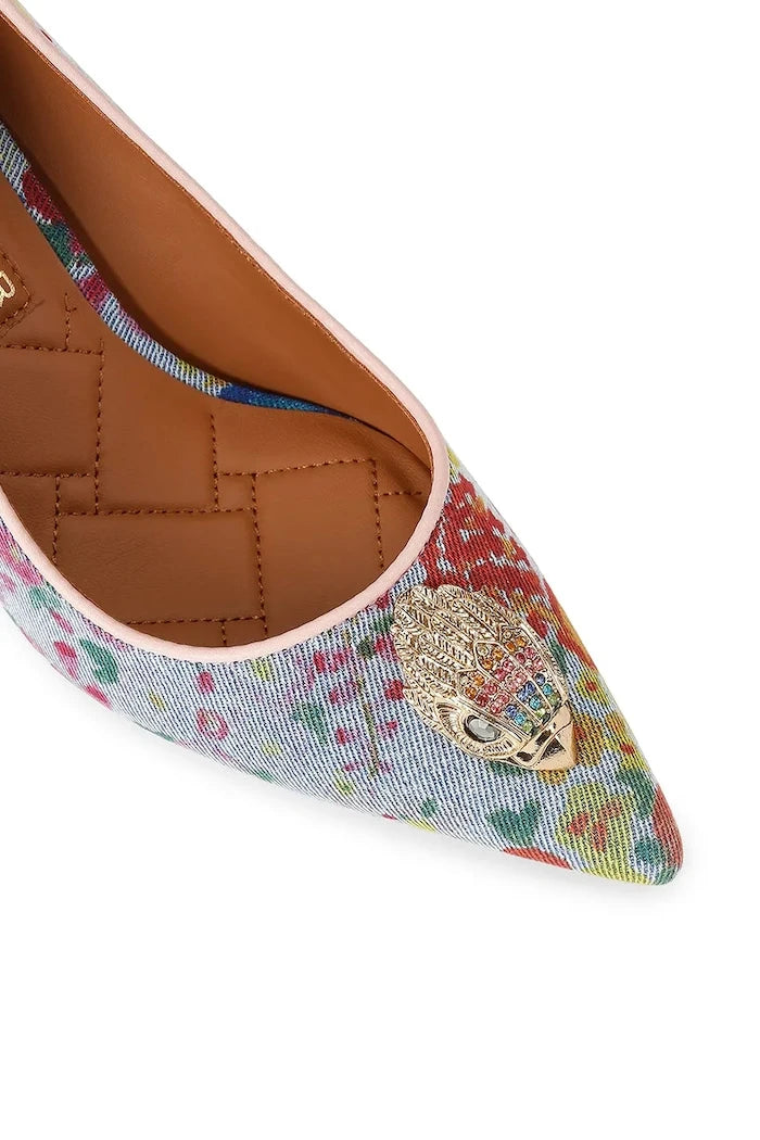 Kurt Geiger London обувки с ток Belgravia Eagle Court Blue