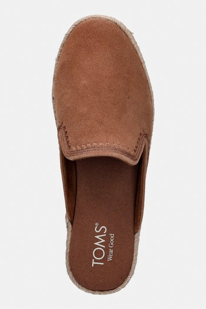 Toms чехли дамски от велур SANTIAGO MULE