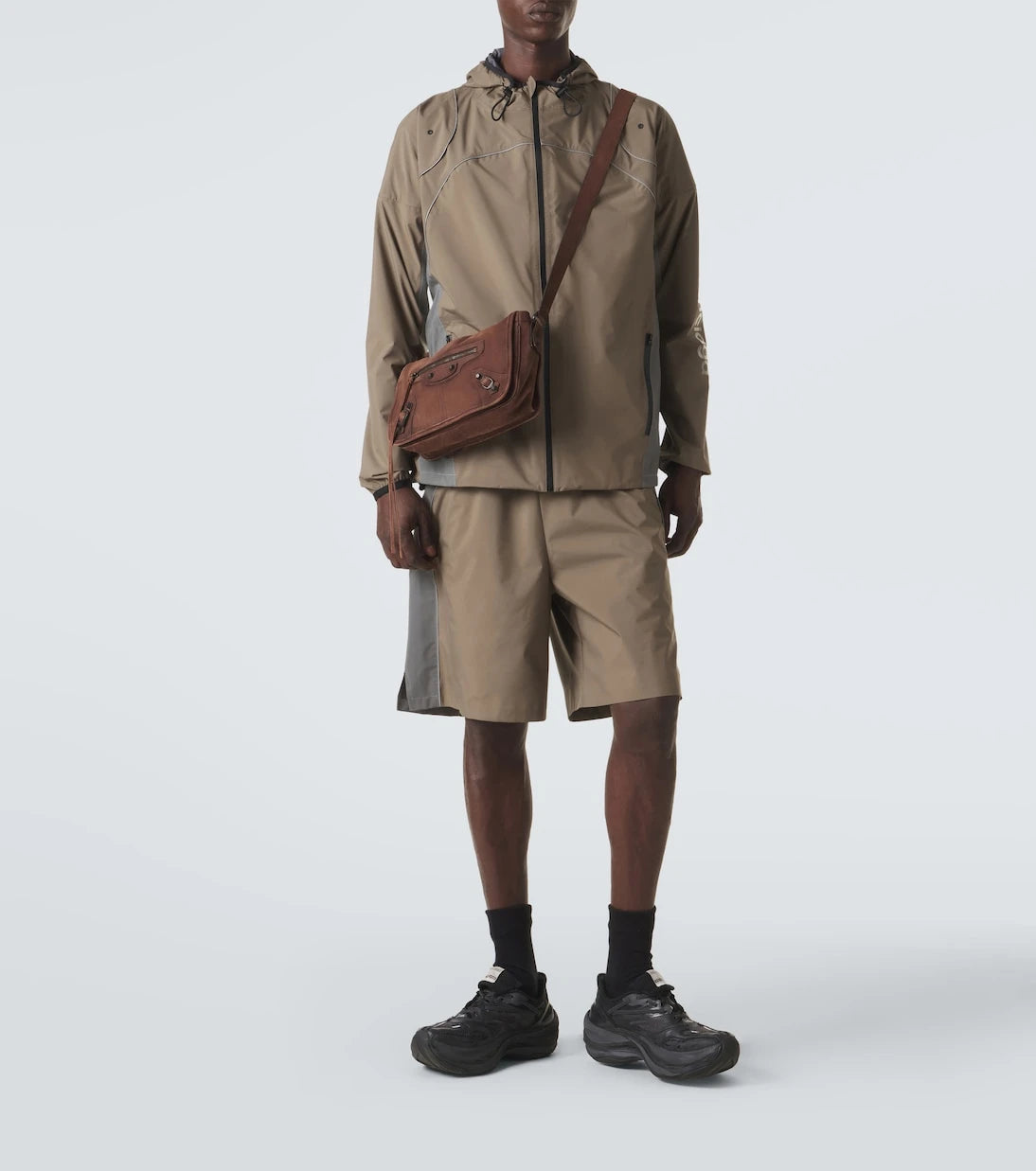 Balenciaga - Le City Small suede messenger bag