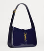 Saint Laurent Blue Patent Leather Le 5 à 7 Shoulder Bag