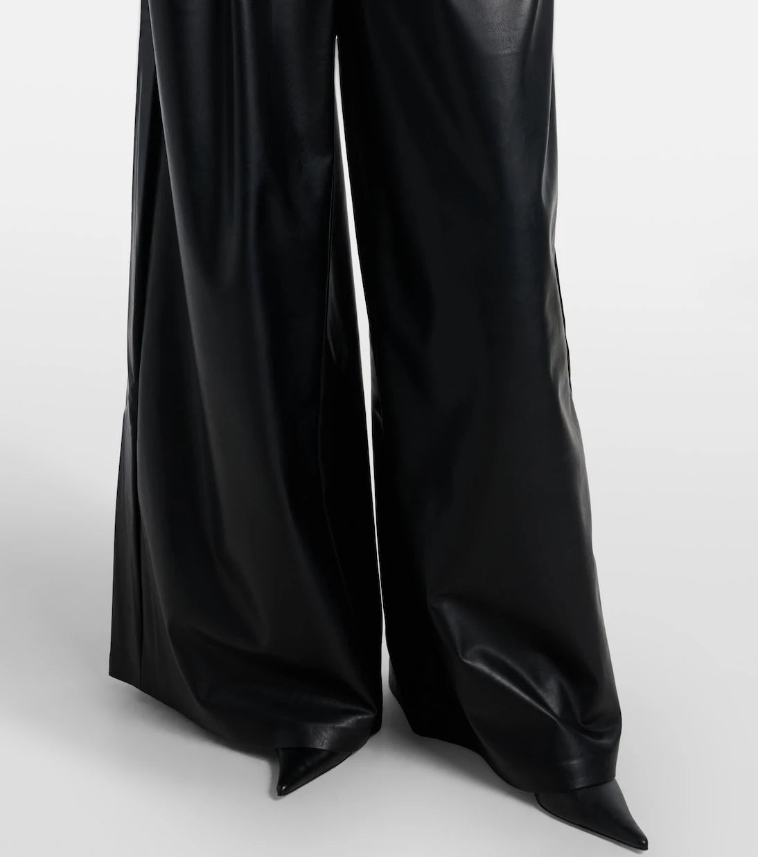 Norma Kamali - Pleated high-rise wide-leg pants