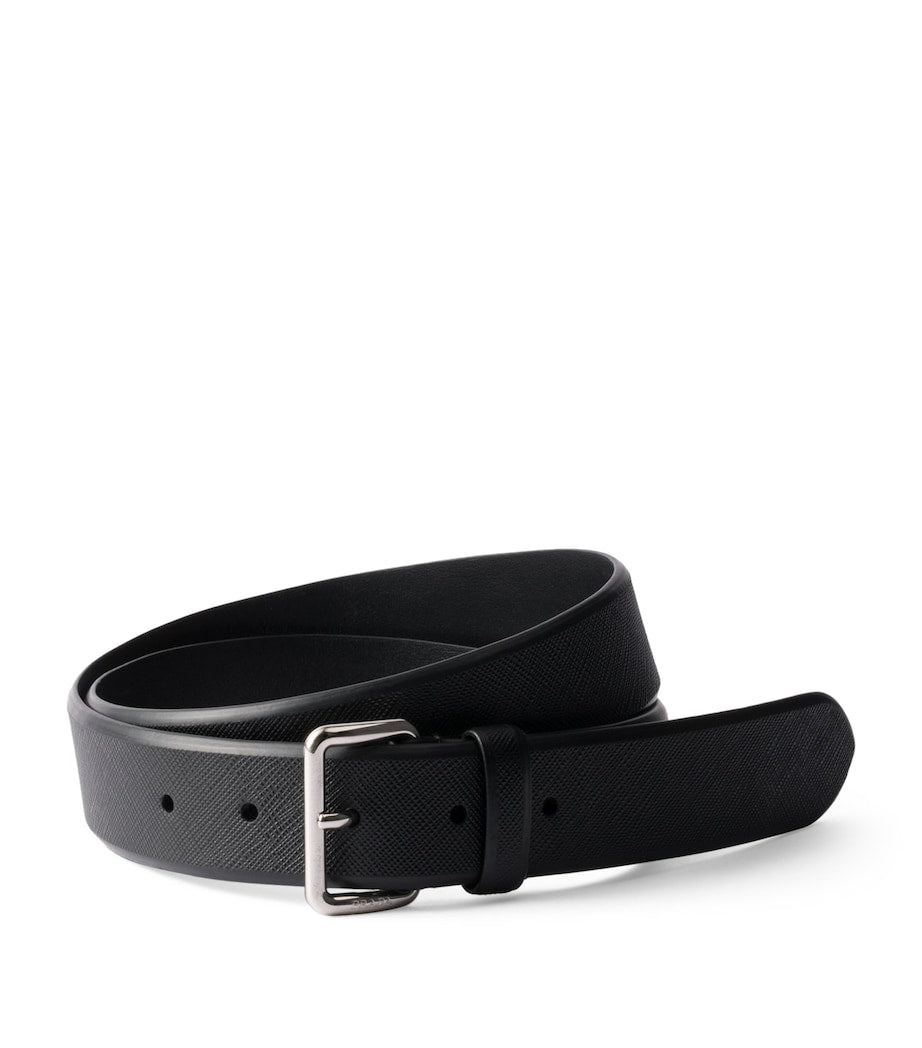 Saffiano Leather Belt