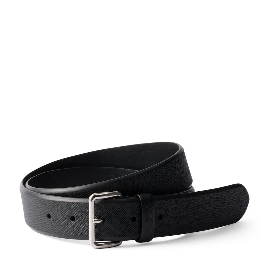 Saffiano Leather Belt