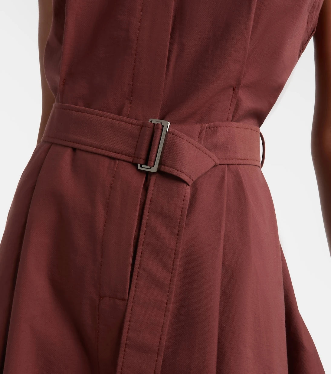 Brunello Cucinelli - Monili cotton-blend midi dress