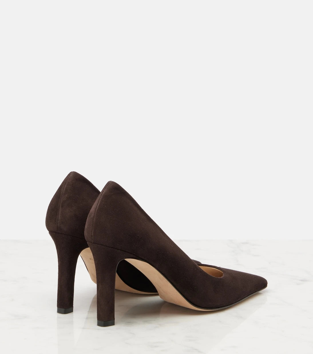 The Row - Carla 80 suede pumps