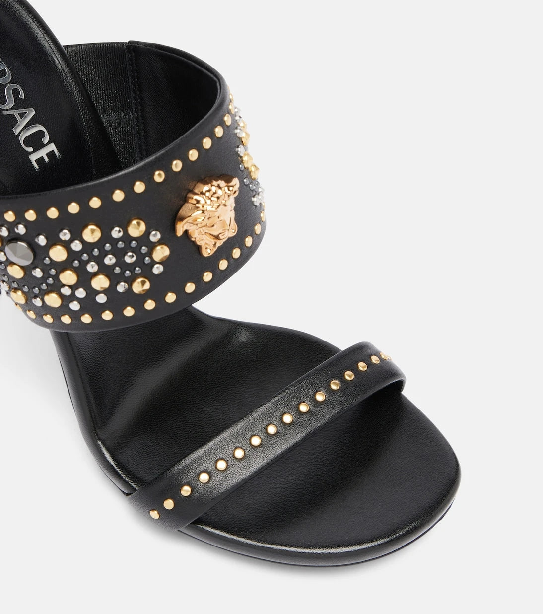 Versace - La Medusa 105 studded leather sandals