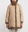 Weekend Max Mara Beige Down Water-Repellent Reversible Coat