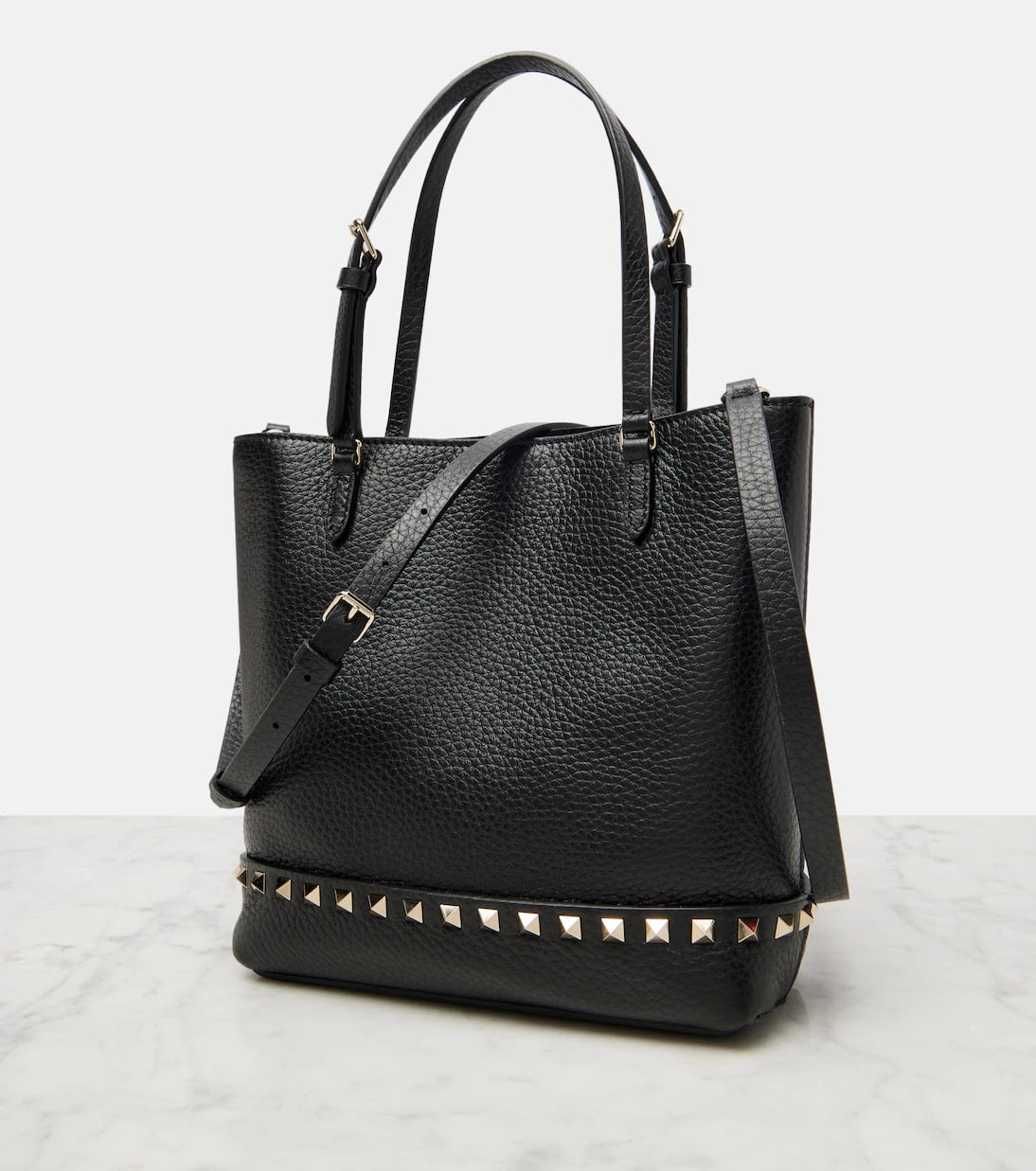 Valentino Garavani - Rockstud Small leather tote bag