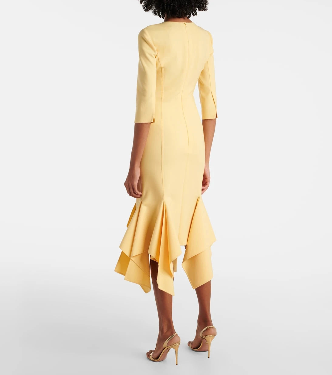 Oscar de la Renta - Wool-blend midi dress