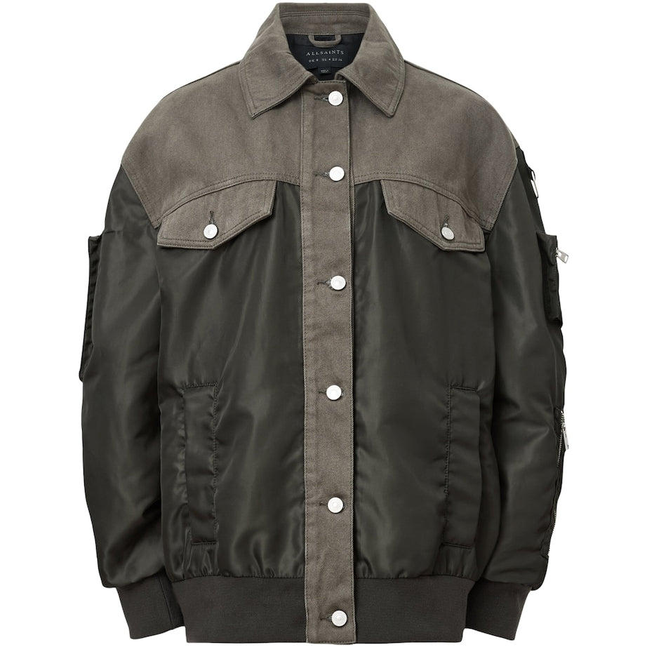 Green Hybrid Verity Bomber Jacket