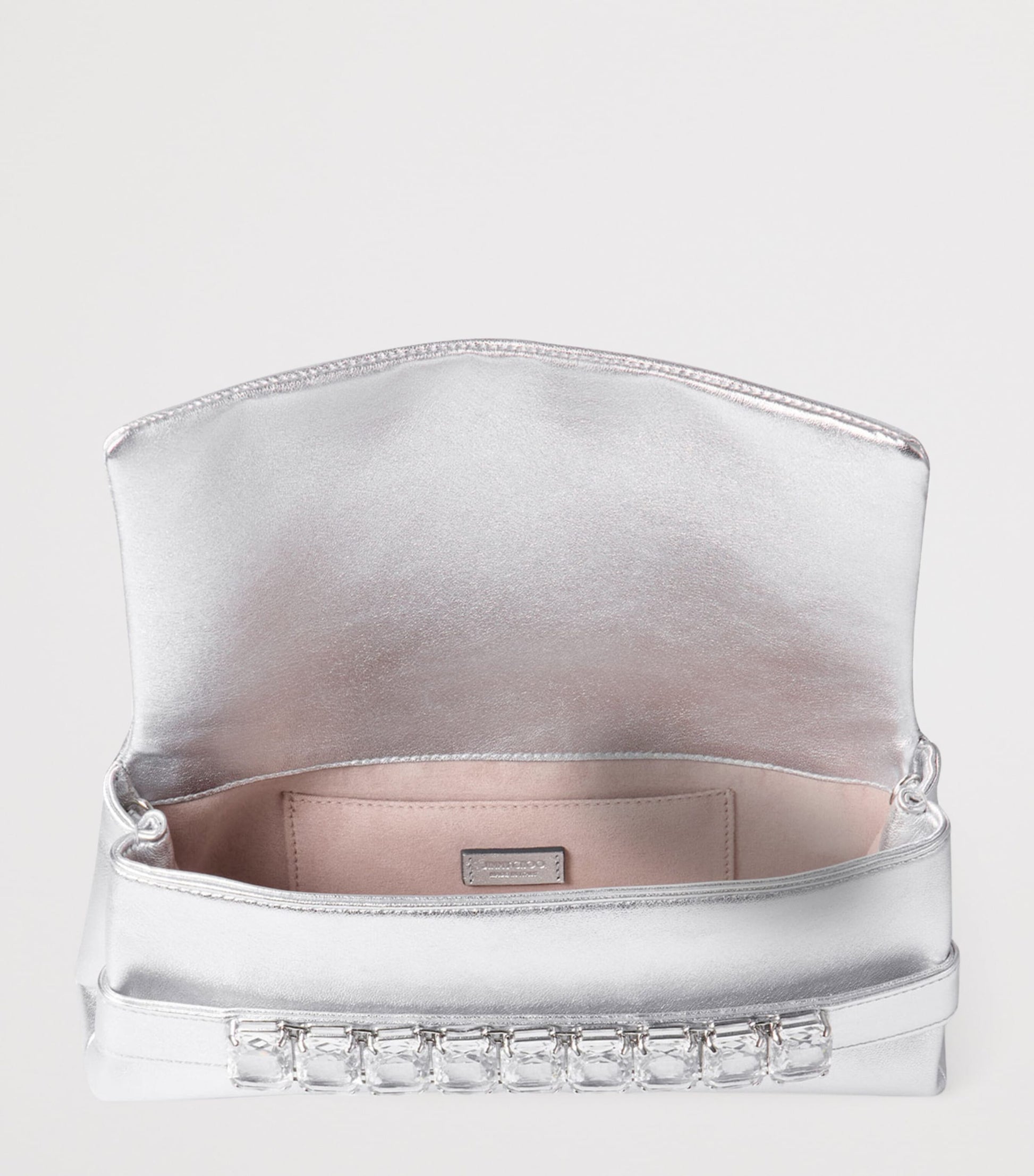 Silver Kya Clutch Bag