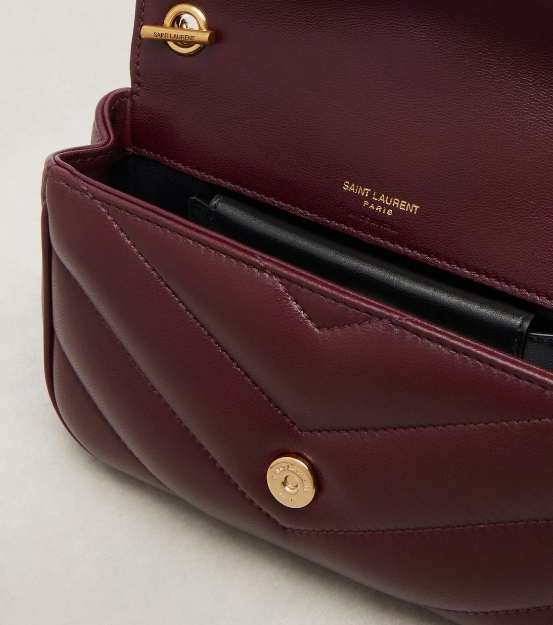 Saint Laurent - Loulou Mini leather crossbody bag