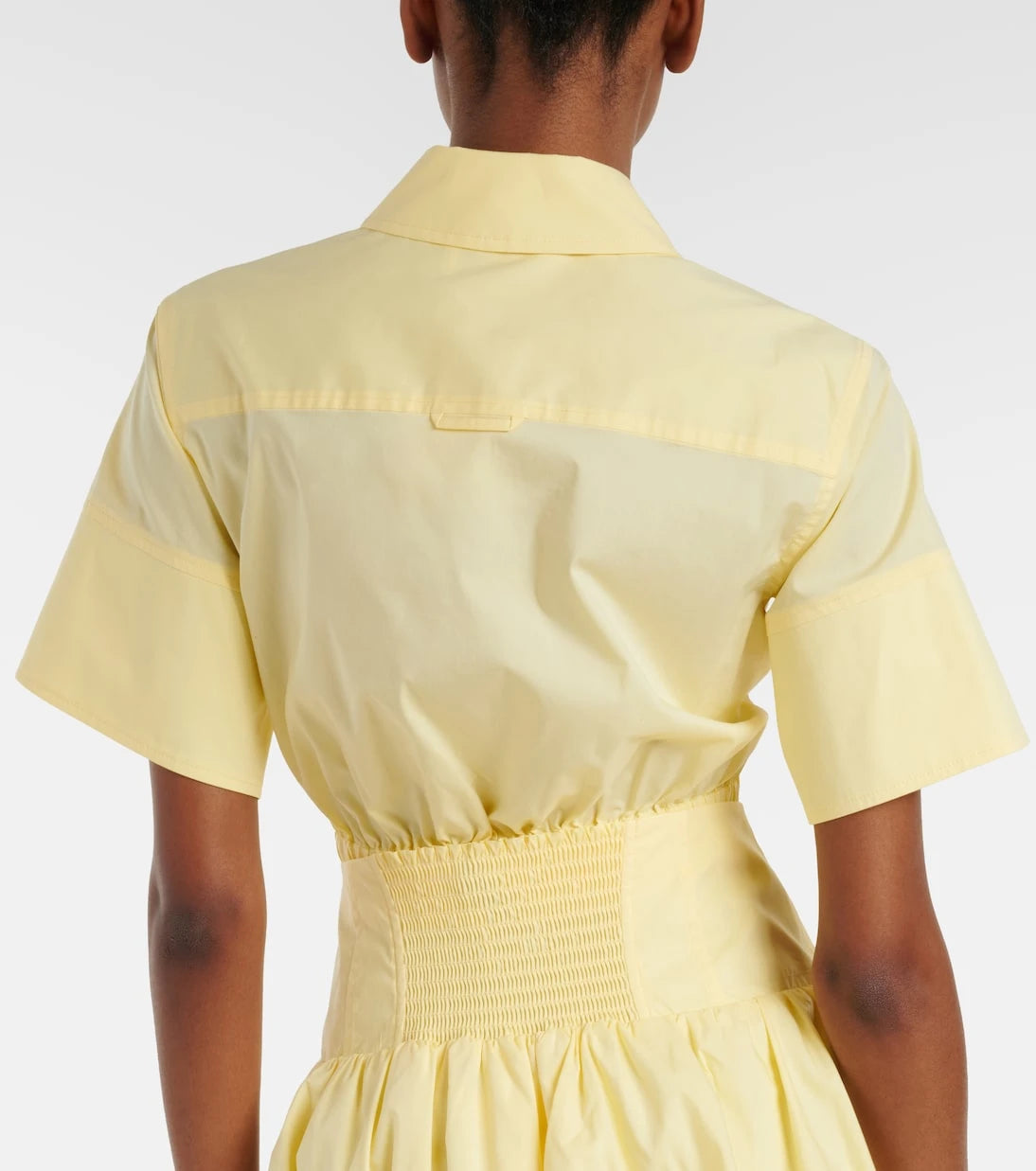 Simkhai - Sabrina cotton-blend crop top