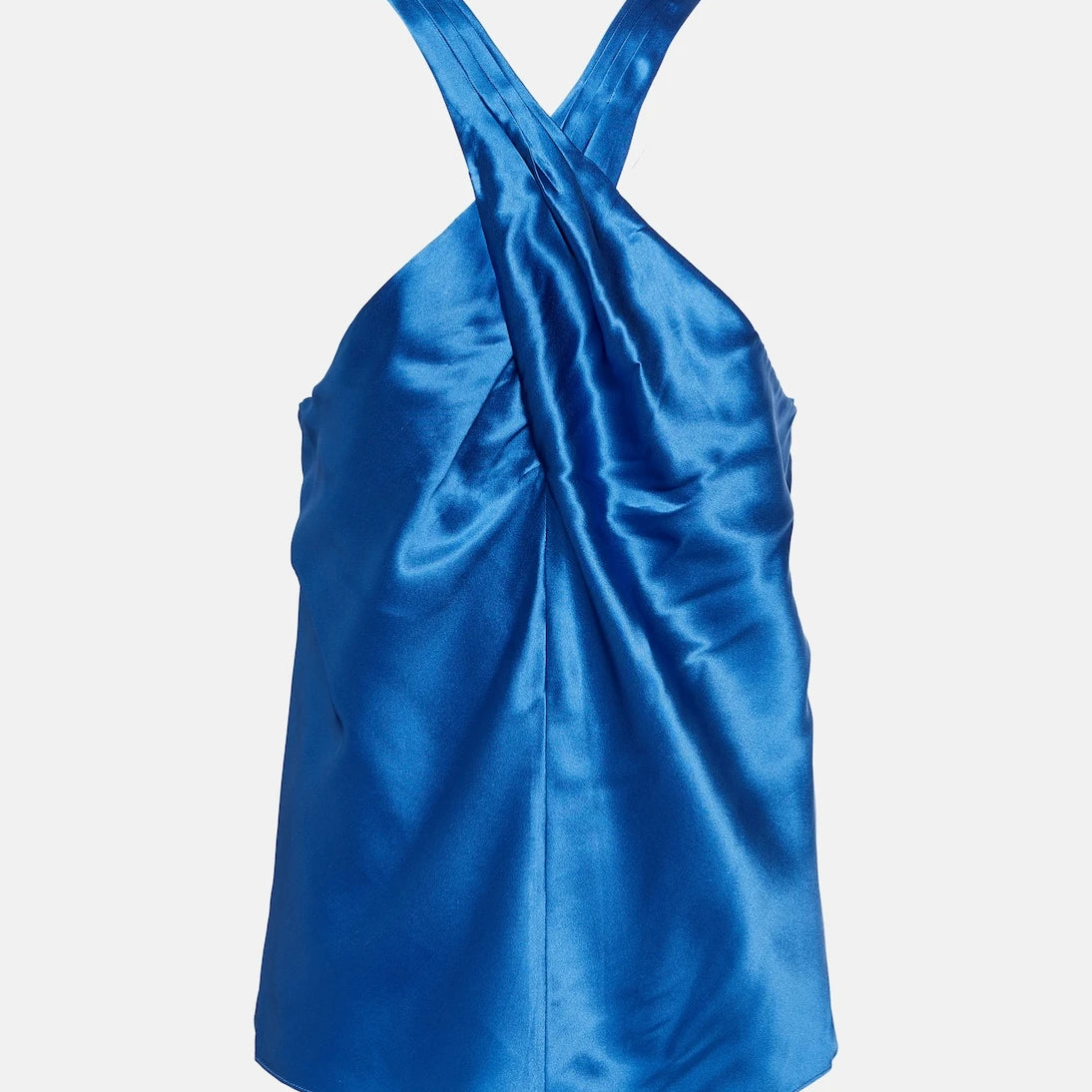 Veronica Beard - Stewart satin halter-neck top