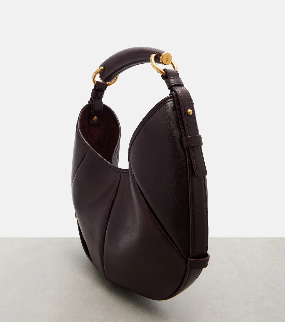 Saint Laurent - Mombasa Small leather top-handle bag