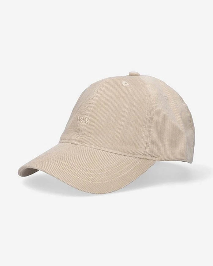 Джинсова шапка с козирка Wood Wood Low profile corduroy cap