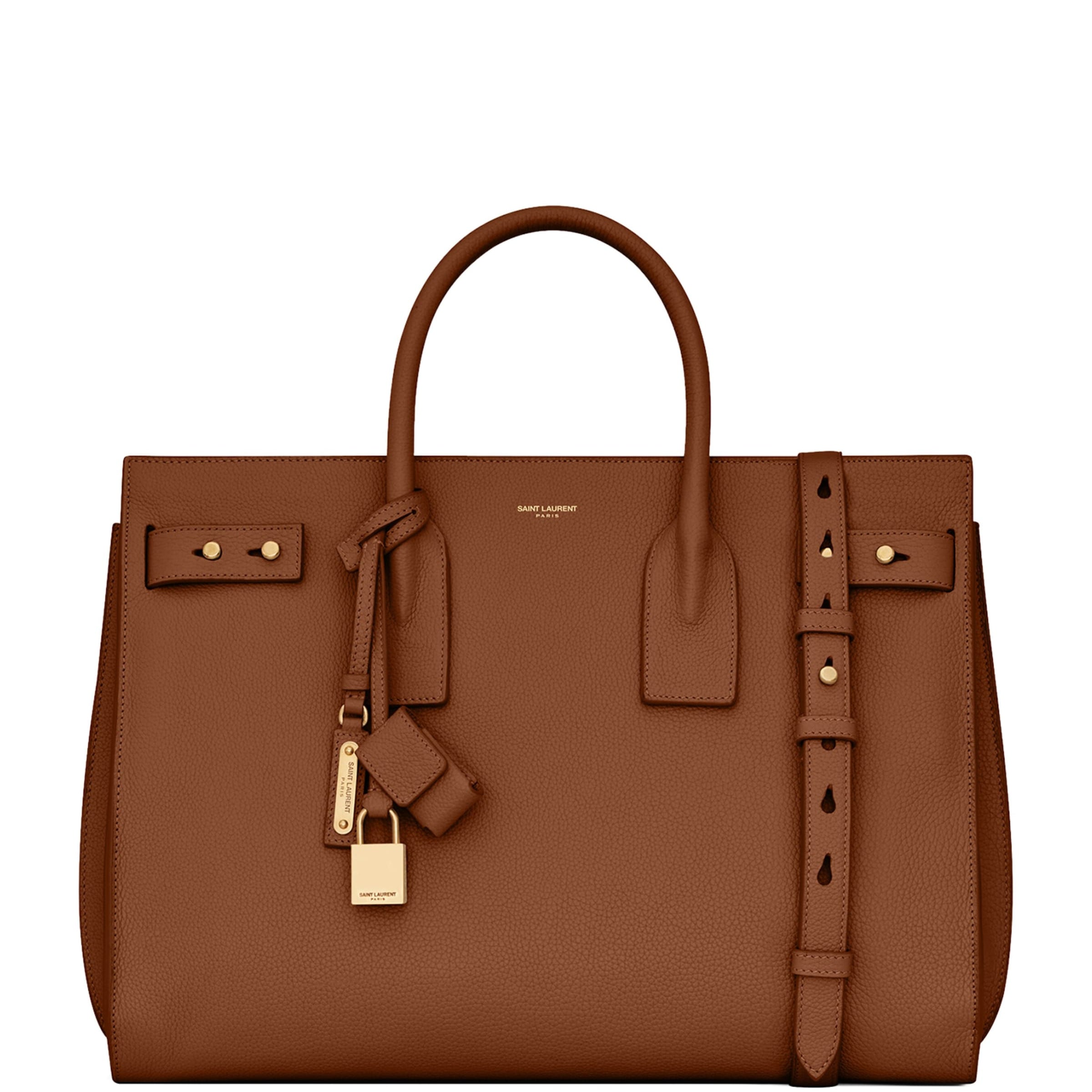 Saint Laurent Beige Large Sac de Jour Tote Bag