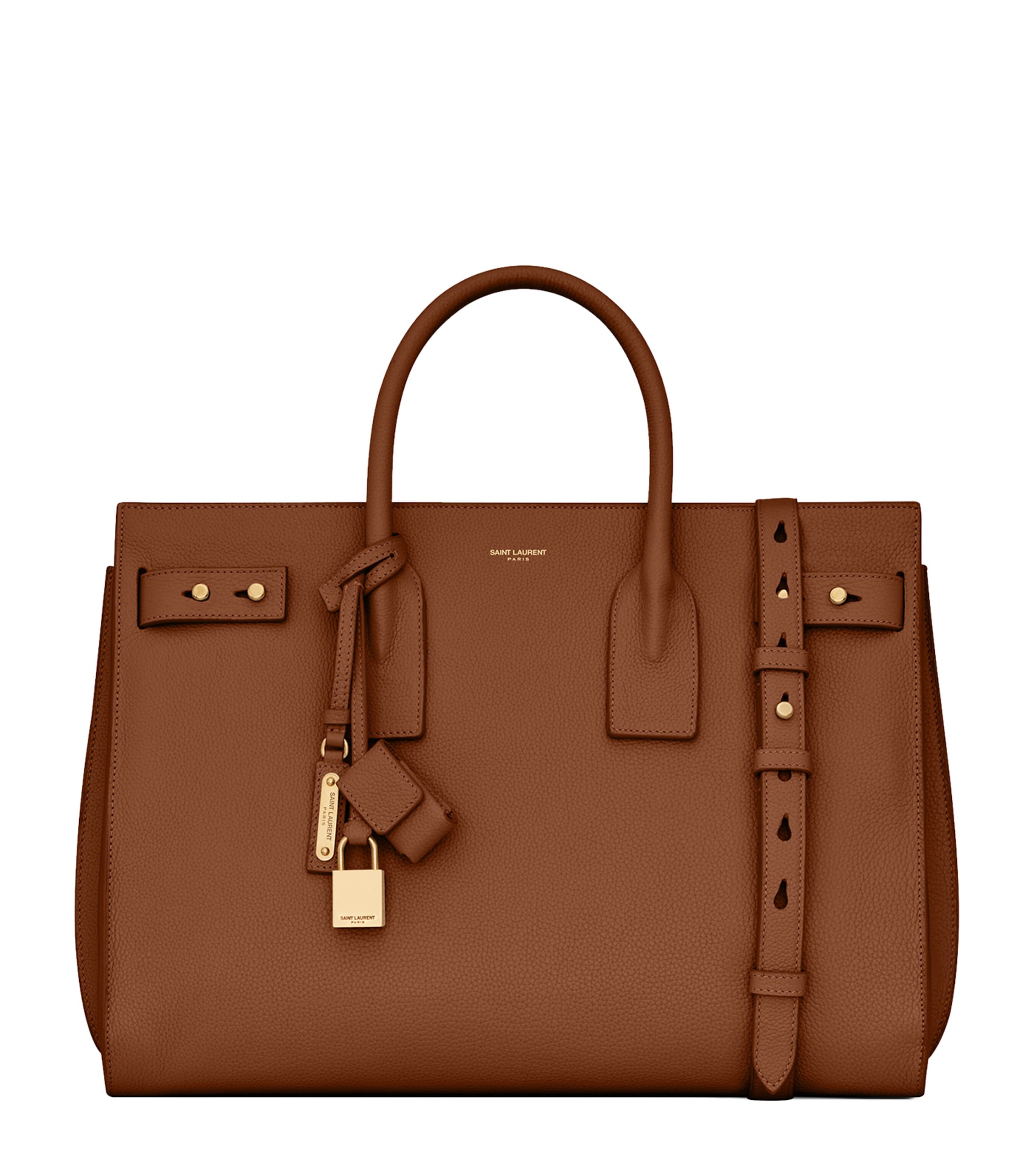 Saint Laurent Beige Large Sac de Jour Tote Bag