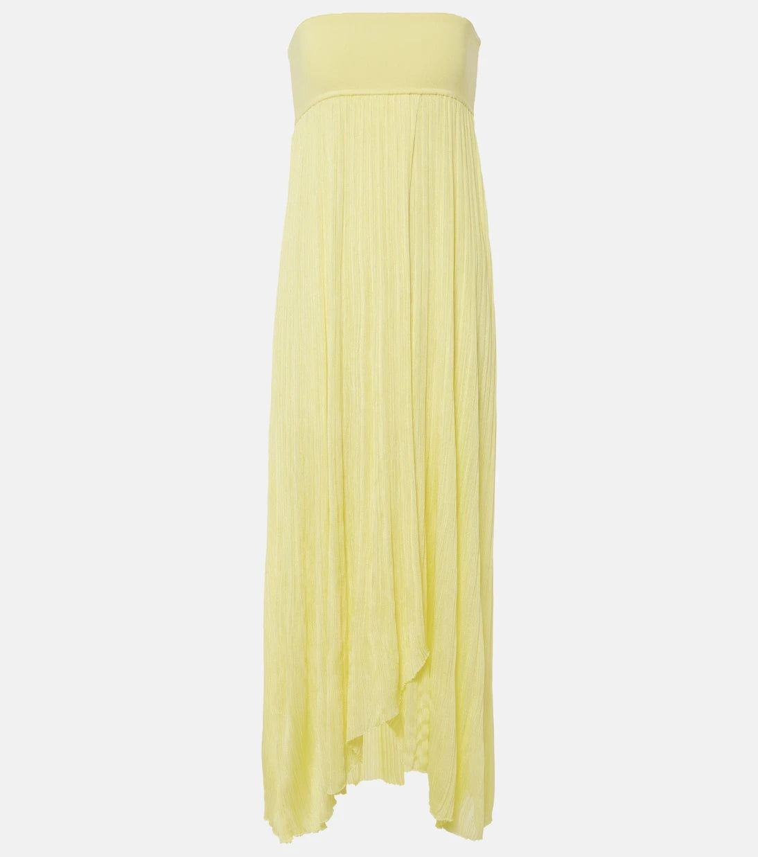 Alaïa - Pleated bustier dress