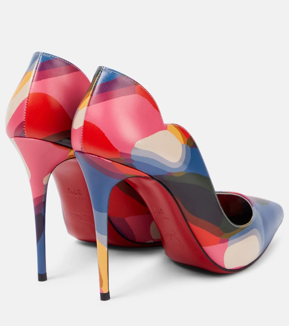Christian Louboutin - Hot Chick 100 printed leather pumps