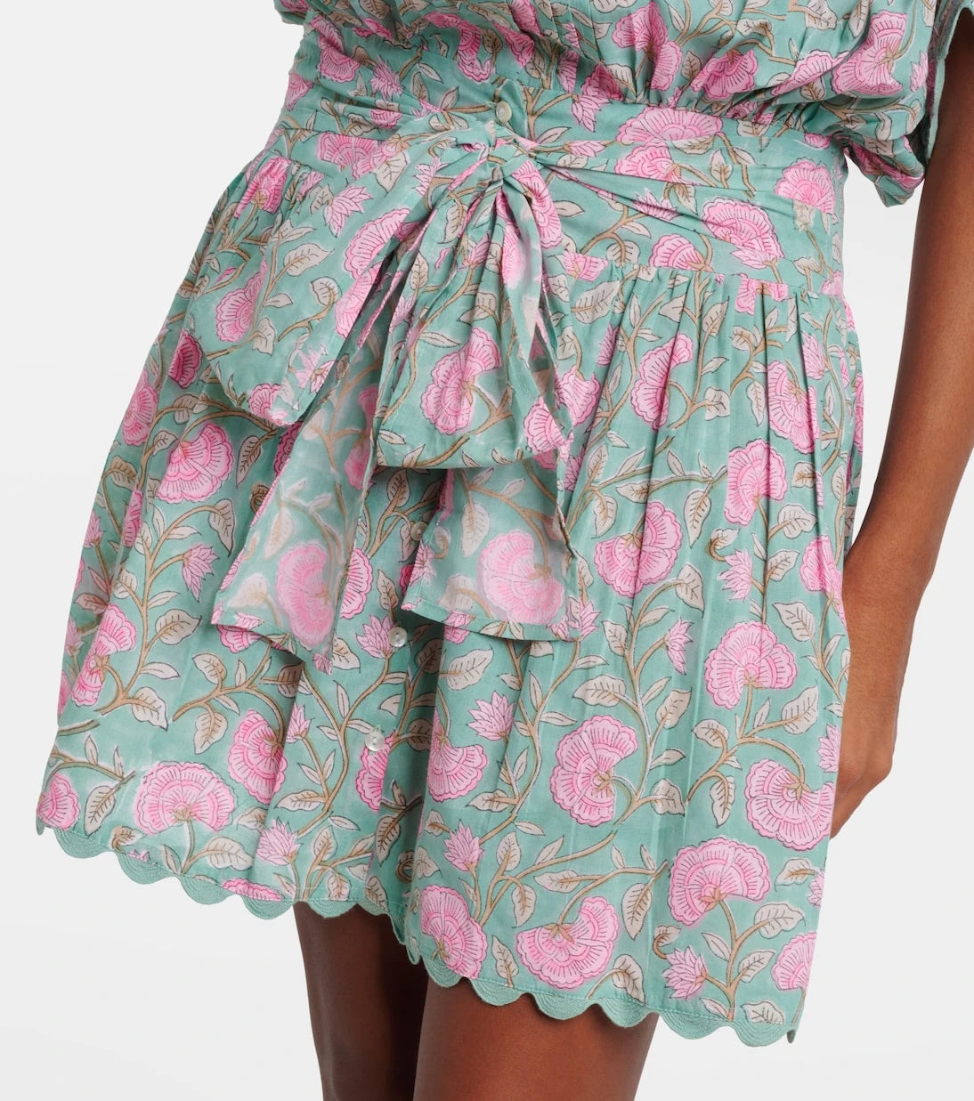 Juliet Dunn - Floral cotton minidress