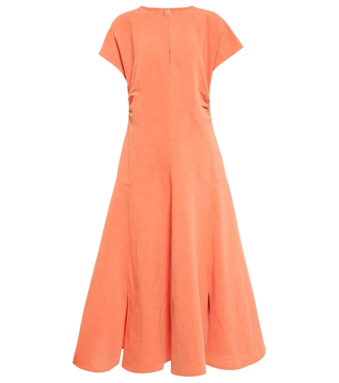 Jil Sander - Cotton and linen midi dress