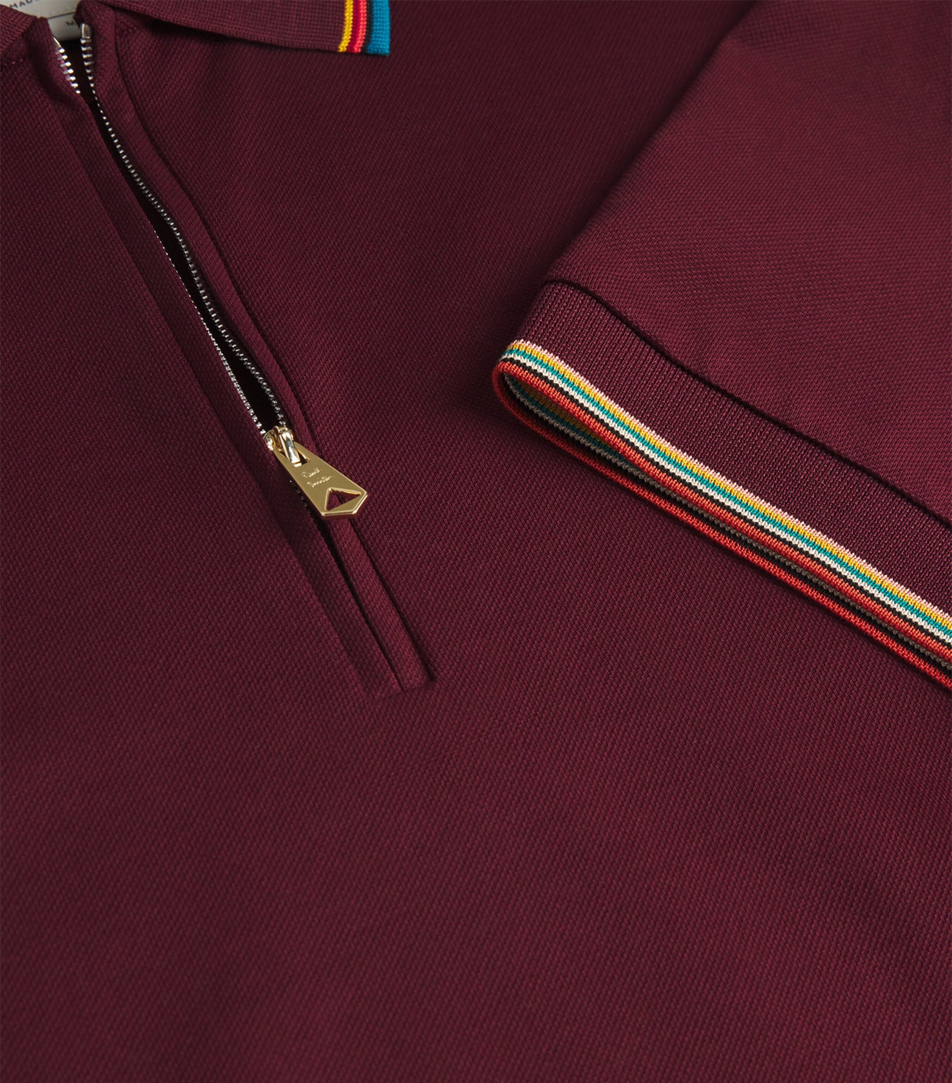 Cotton Signature Stripe Polo Shirt